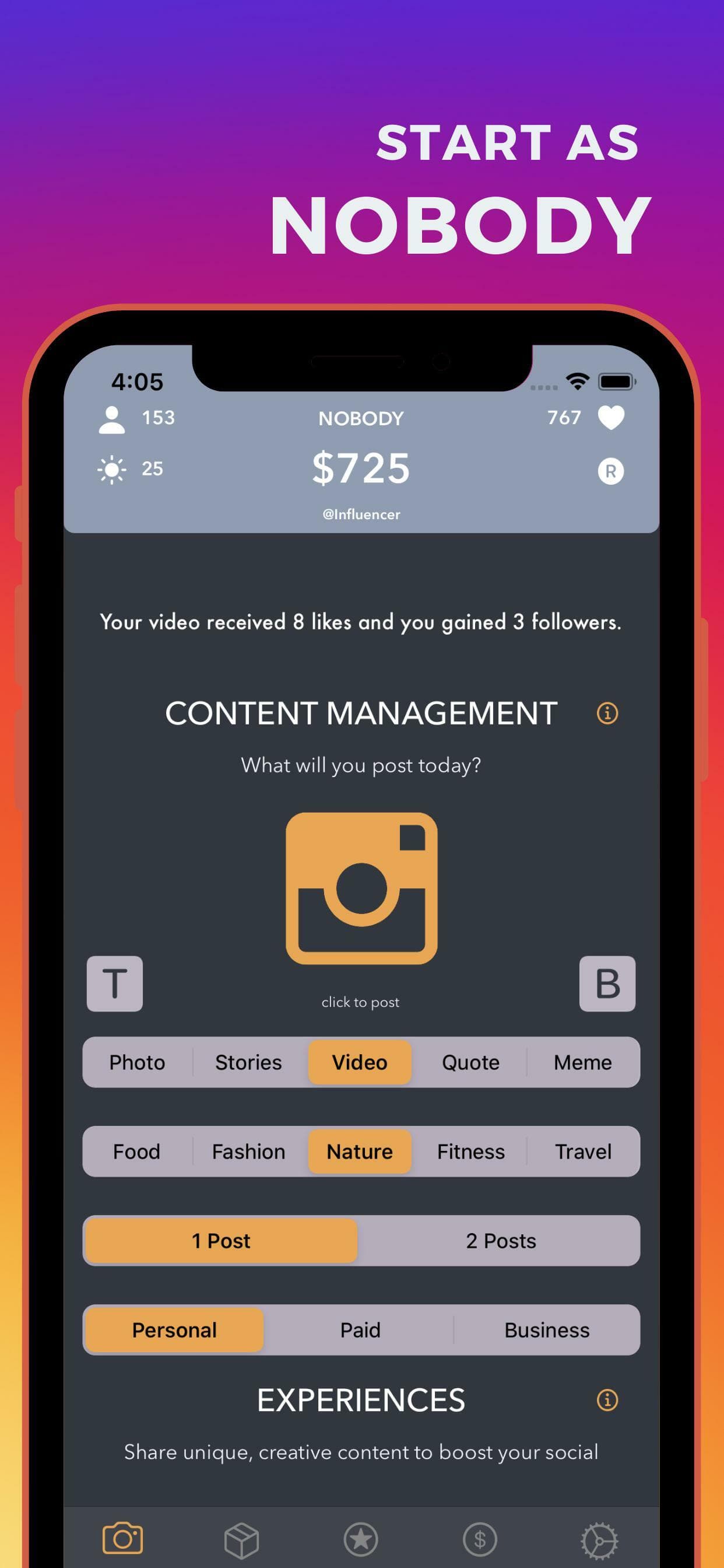 Influencer - Life Simulator screenshot 2
