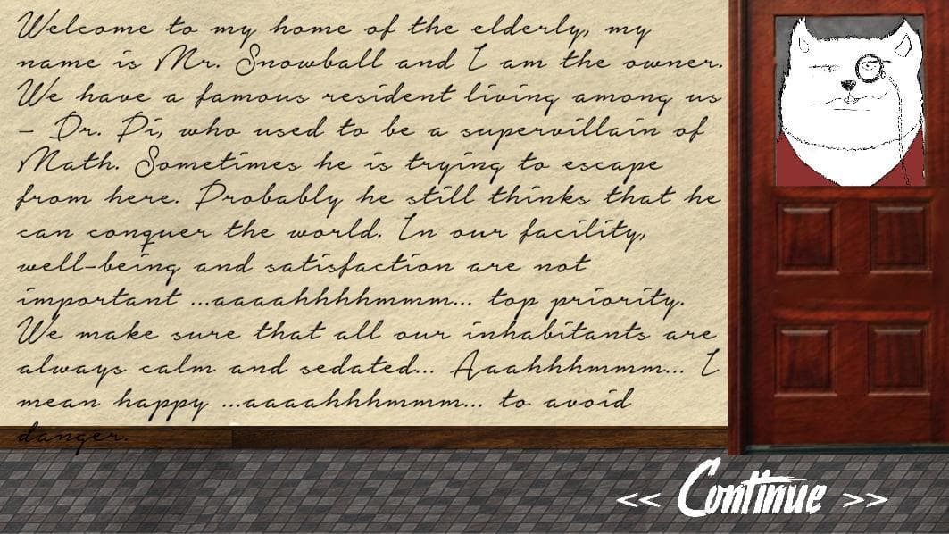 Dr. Pi escaping retirement screenshot 2