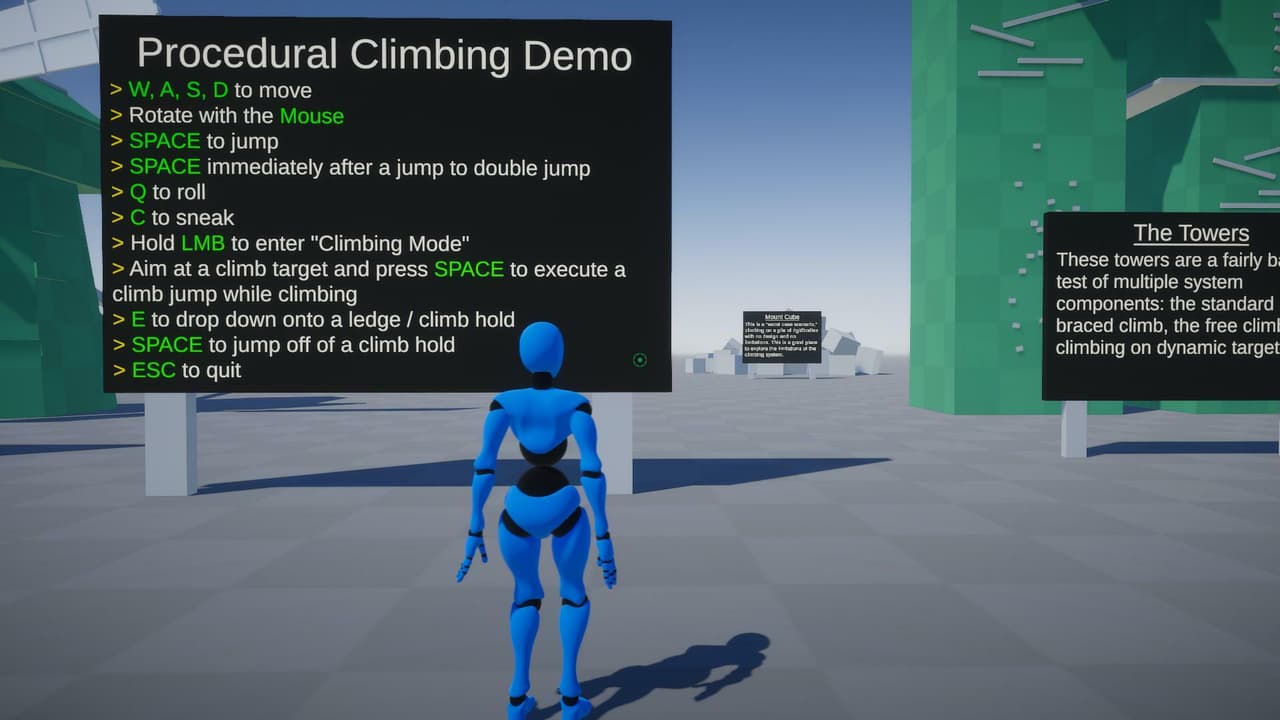 Procedural Climbing Tech Demo screenshot 2