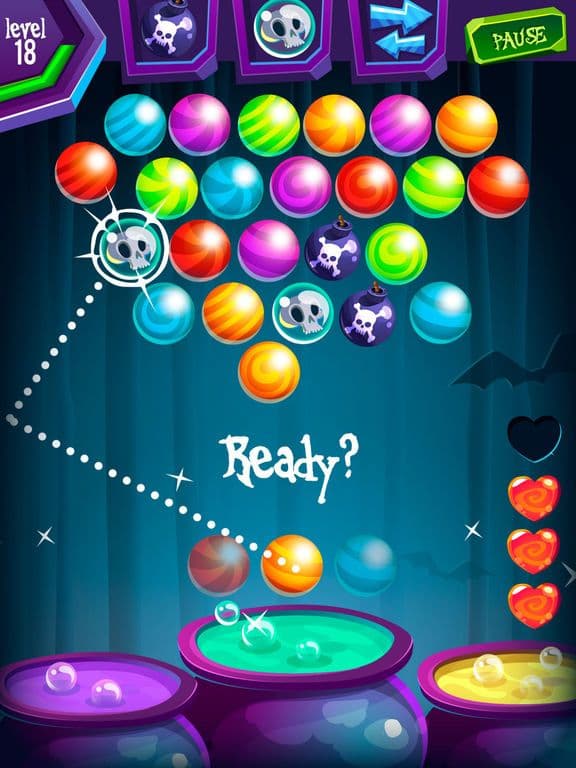 Halloween Shooter Ball - Ghost Bubble Sweety screenshot 3