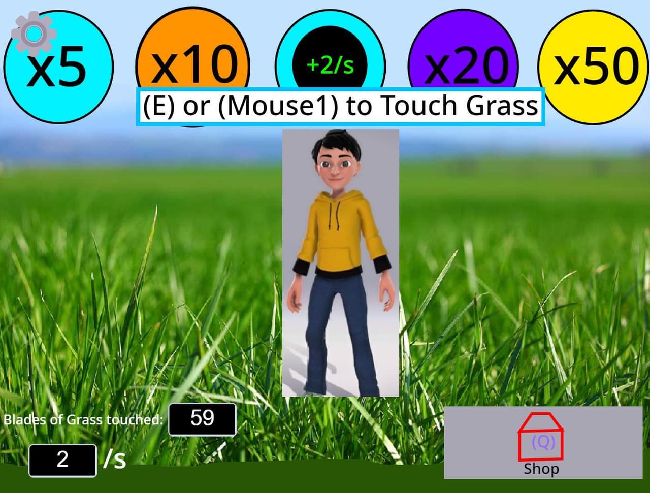 Touching Grass Simulator (raffaelc2) screenshot 2