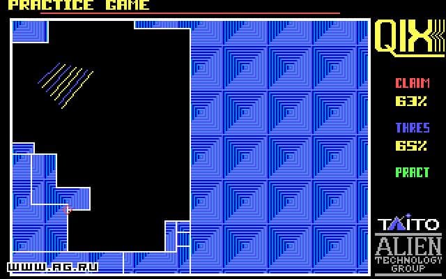 Qix: The Computer Virus Game