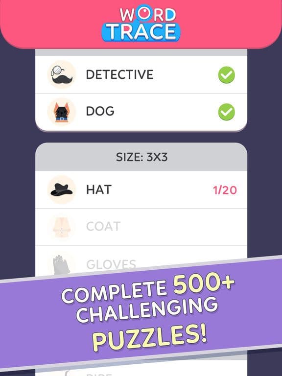 Word Trace-Mind Trainer Themes screenshot 5