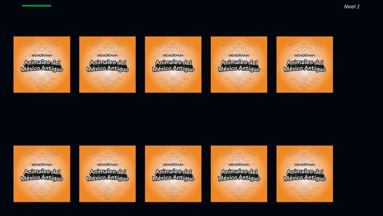 Memorama animales del México antiguo screenshot 2