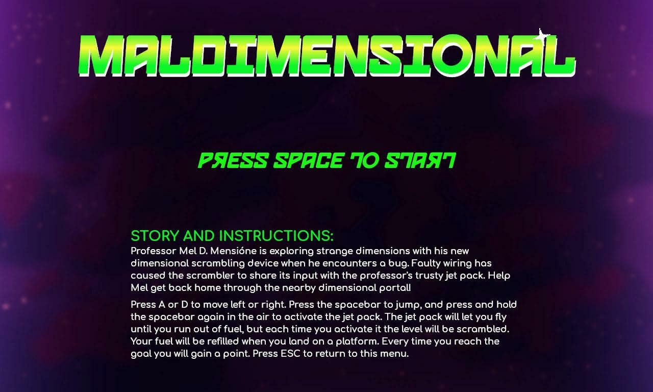 Maldimensional