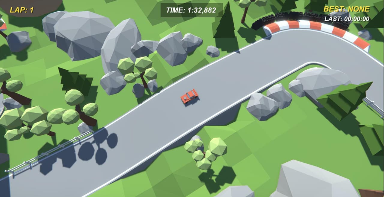 Low Poly Lap Racer