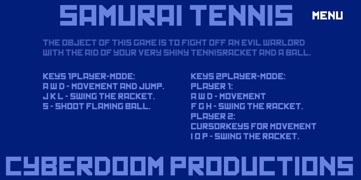 SAMURAI TENNIS