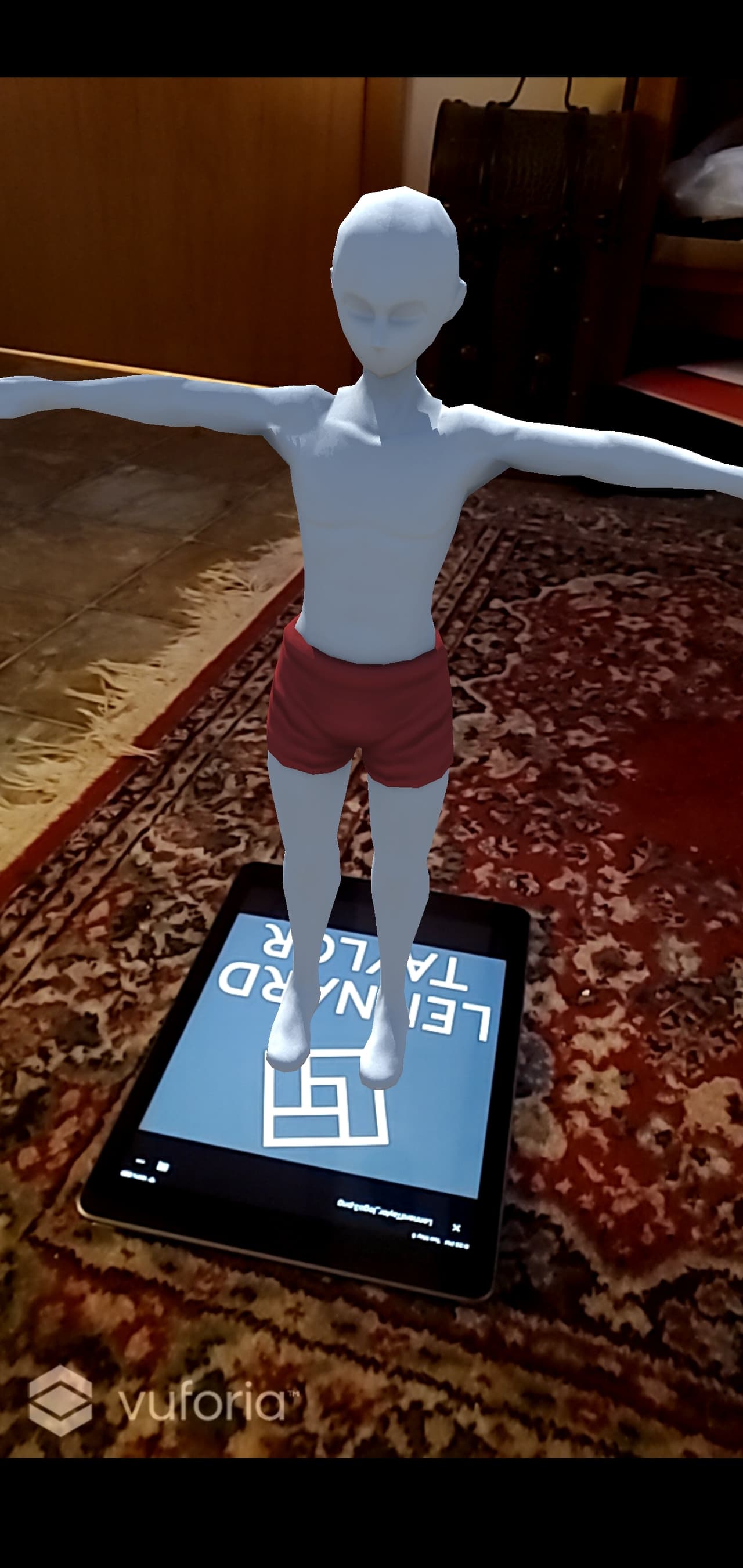 Vuforia AR Fashion Mannequin screenshot 2