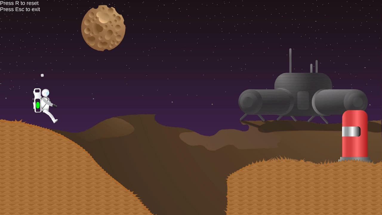 Moon Stranding GMTK 2020 #gmtkjam screenshot 3