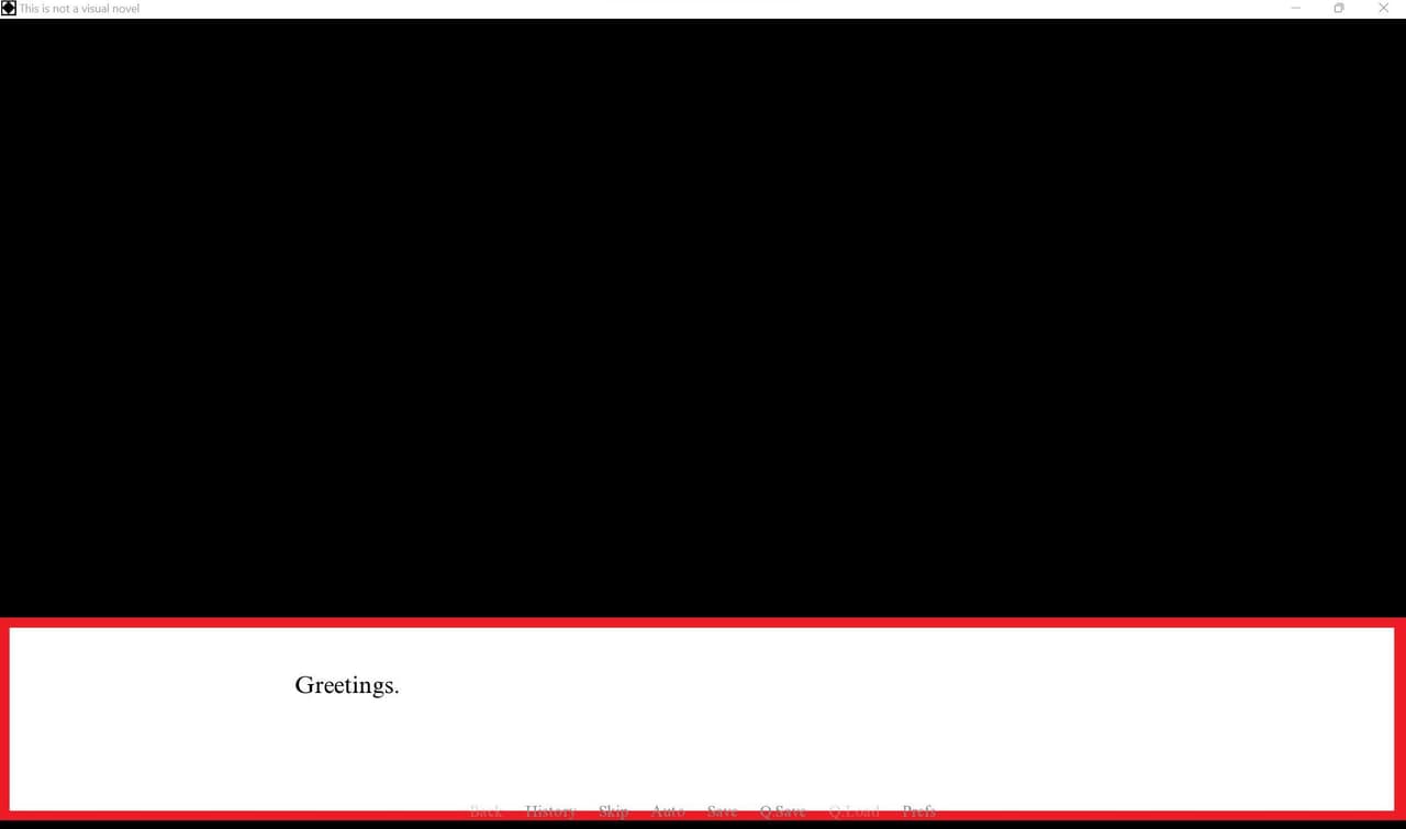 This is not a visual novel screenshot 3
