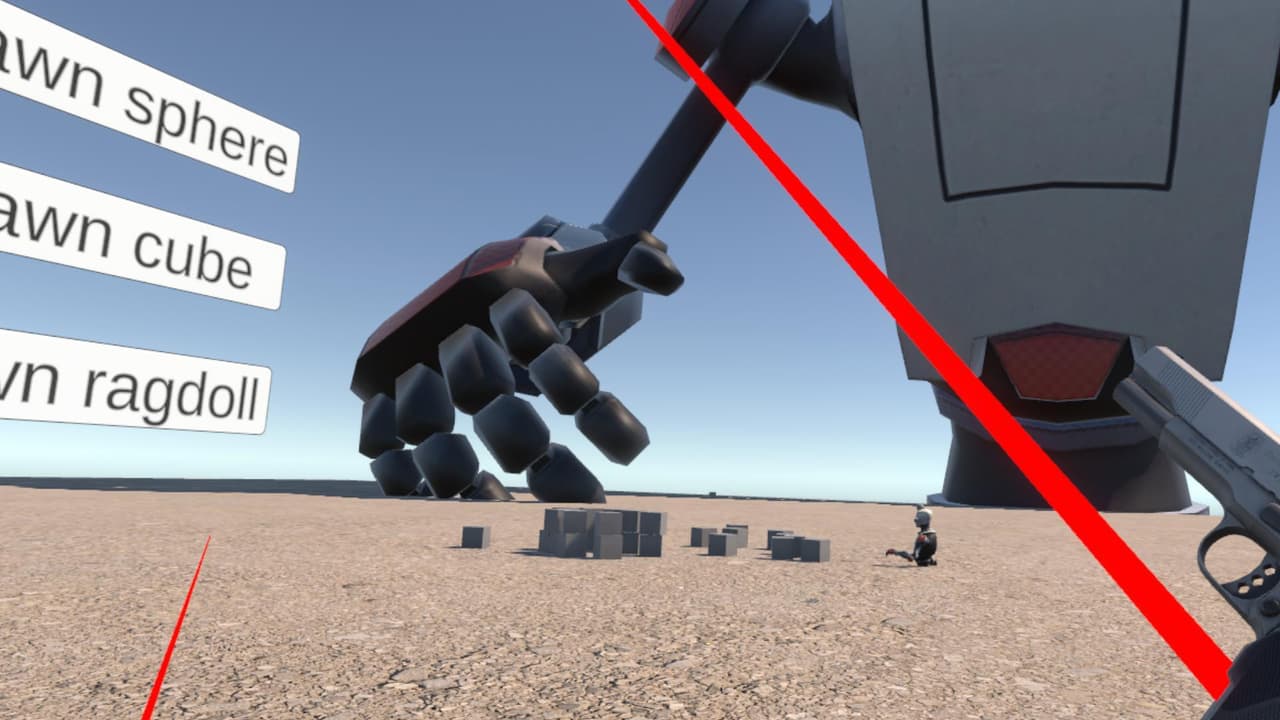 physics sandbox vr (itch)