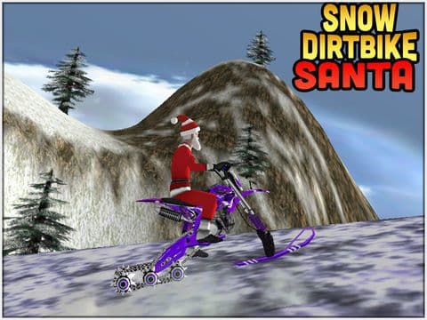 Snow Dirt Bike Santa