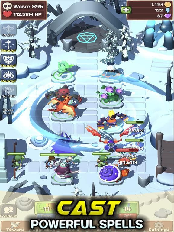 Idle Monster TD Evolved screenshot 4