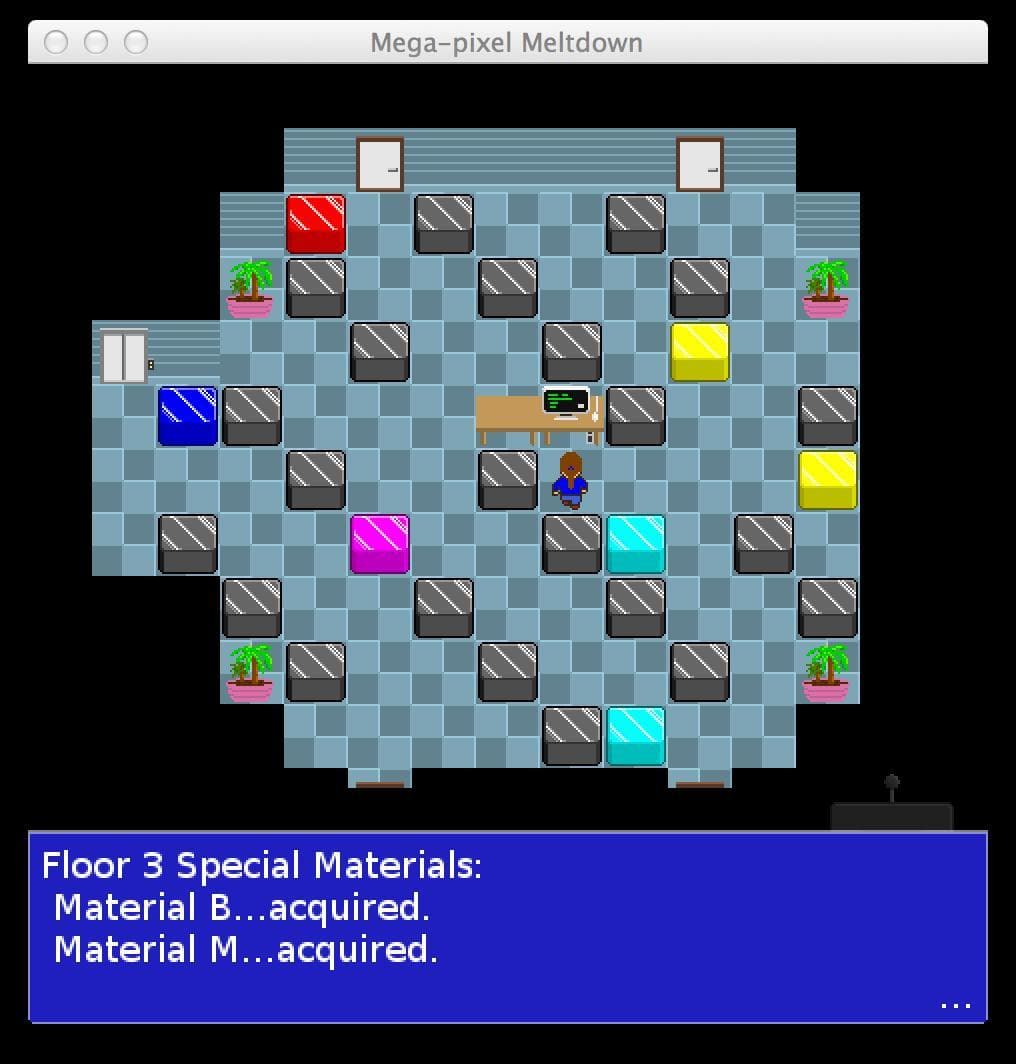 Mega-pixel Meltdown (Love Jam 2) screenshot 4