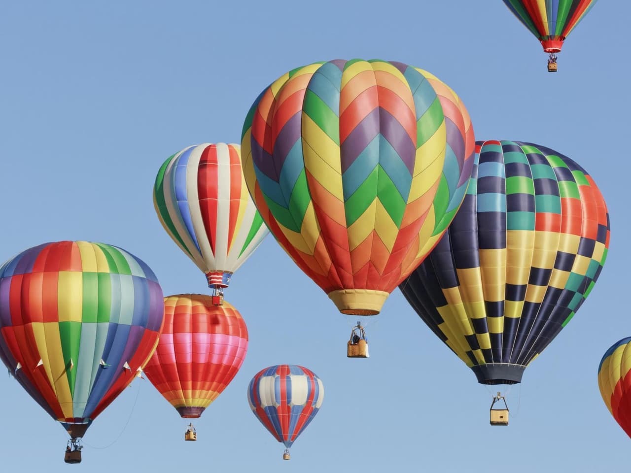 Hot air balloons