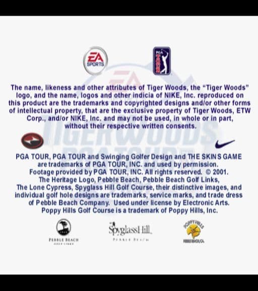 Tiger Woods PGA Tour 2001 screenshot 6