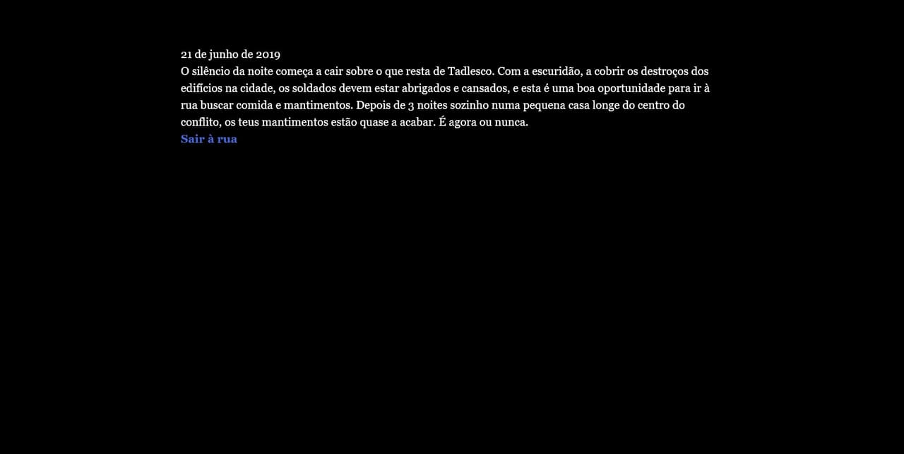 Sobrevivente - Text Adventure (PT-PT) screenshot 2