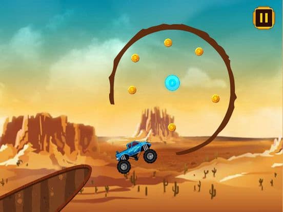 Hill Monster Truck:Stunt Racing