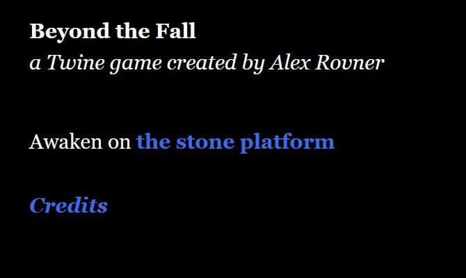 Moving Past The Fall