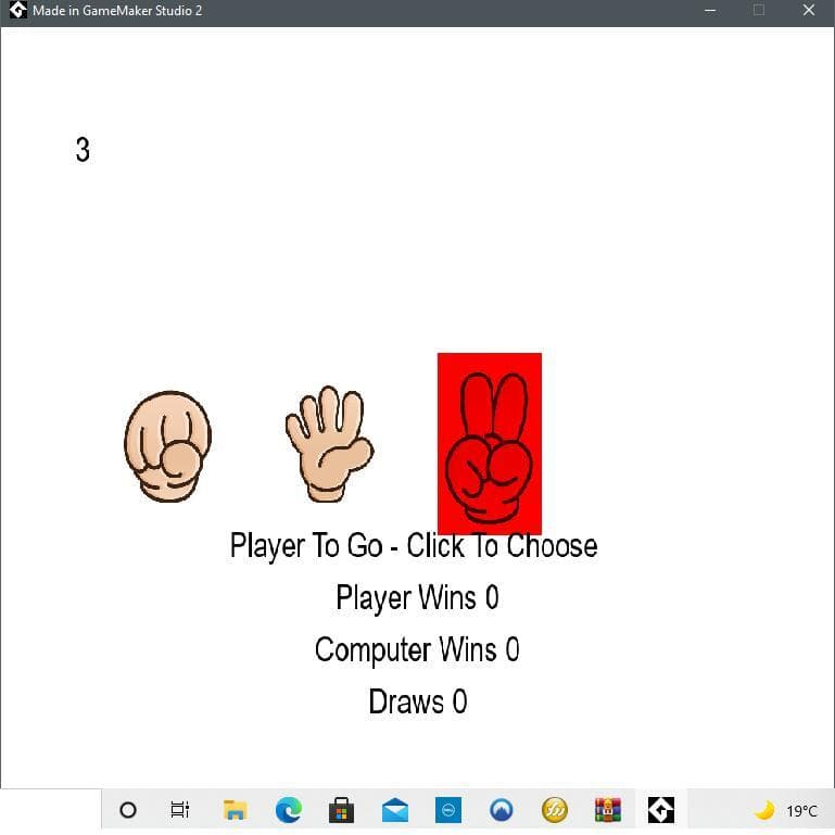 Rock Paper Scissors - One Button Accessible Game