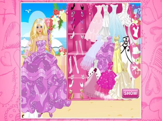 Princess Salon-Wedding dressup5