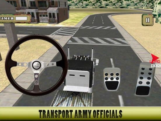 Army Transport Cargo Truck screenshot 3