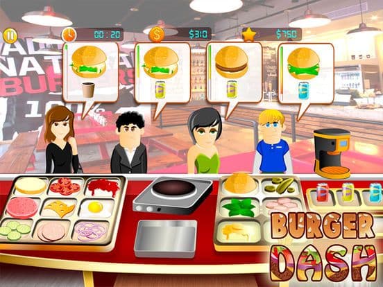Burger Dash - Top Free Burger Cooking Diner Games screenshot 5