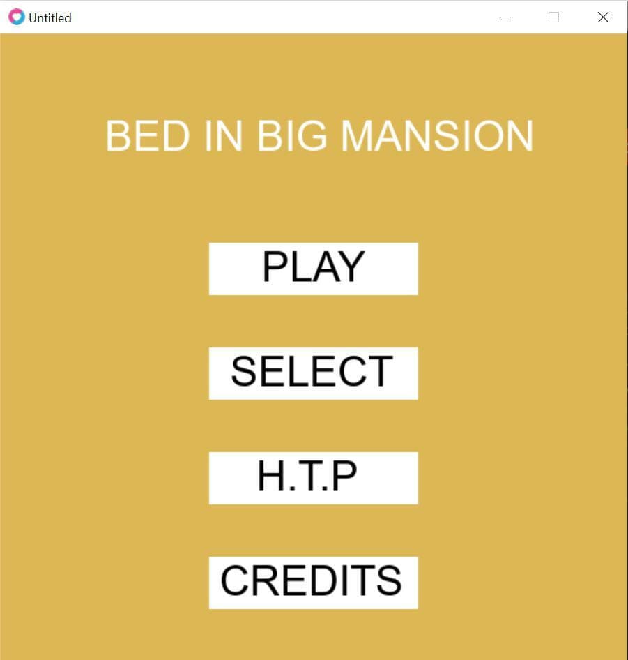 BED IN BIG MANSION