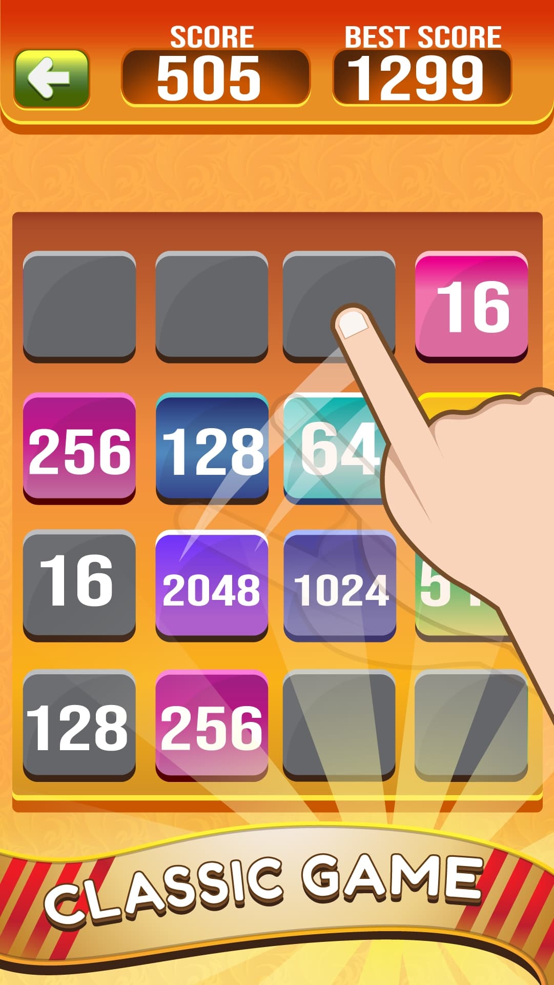 2048 HTML game for your website screenshot 2