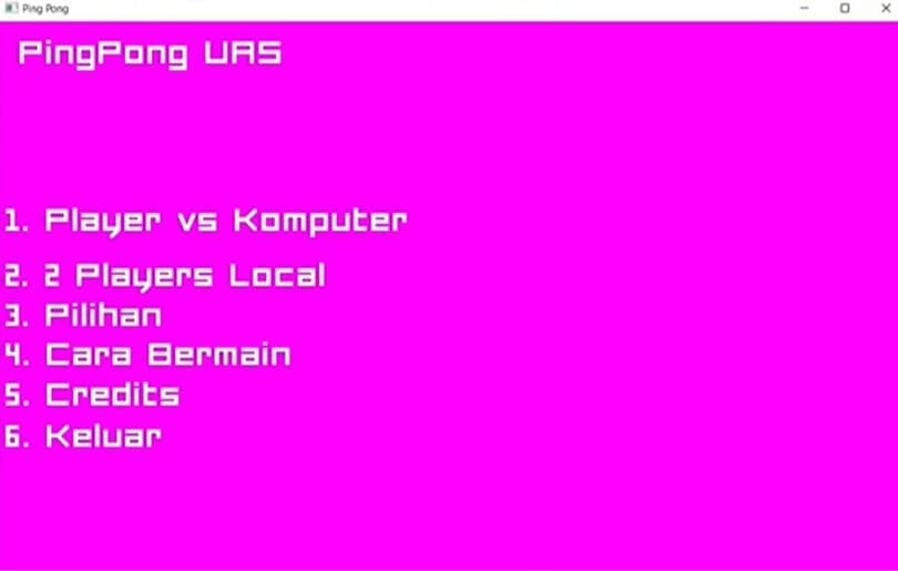 Ping Pong Game (YonasDangaPaelongan04) screenshot 2