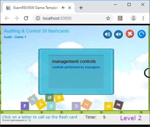 CramFLASH Auditing Exams Random Flashcard Apps screenshot 3