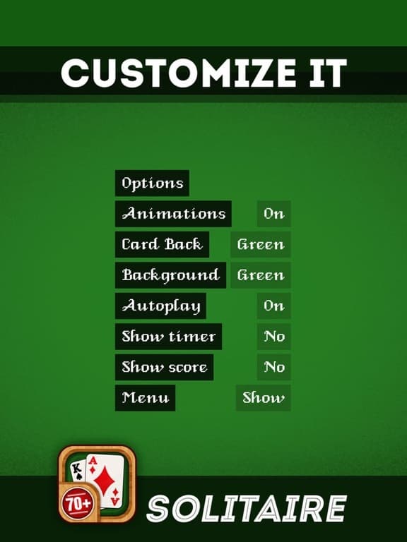 Solitaire 70+ Card Games in 1 Premium Version: Tripeaks, Klondike, Hearts, Pyramid, Plus More! screenshot 4