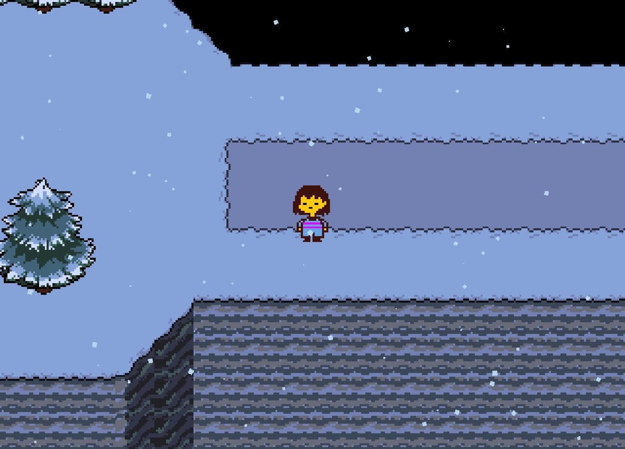 Undertale - Blue Snow screenshot 2