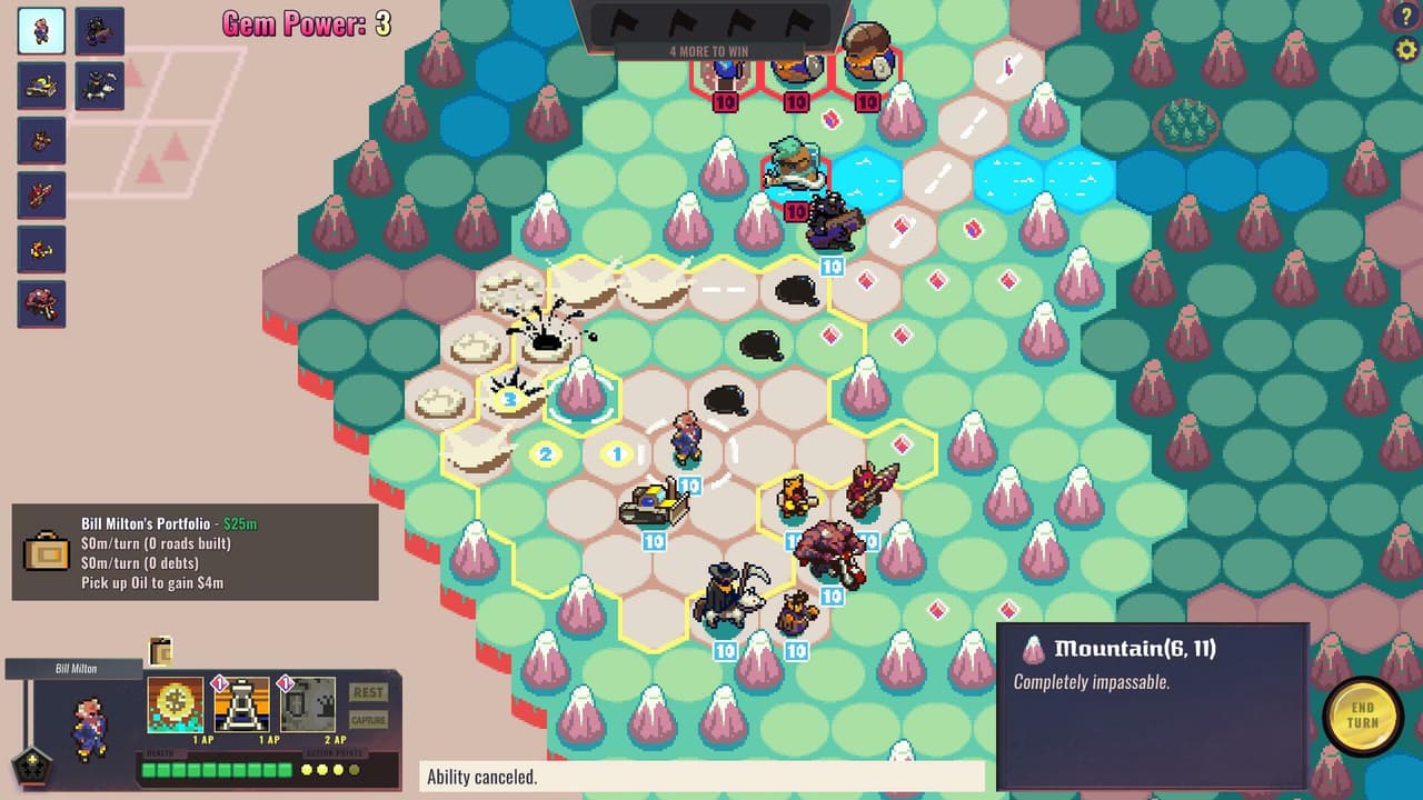 Gem Wizards Tactics (itch) screenshot 2