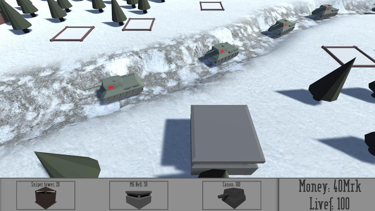 Winter war tower defence screenshot 4