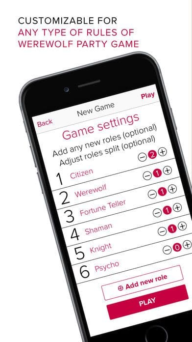 Anyplace Werewolf party app. Werewolf / Mafia game screenshot 4
