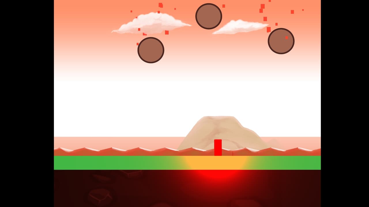 man vs meteors