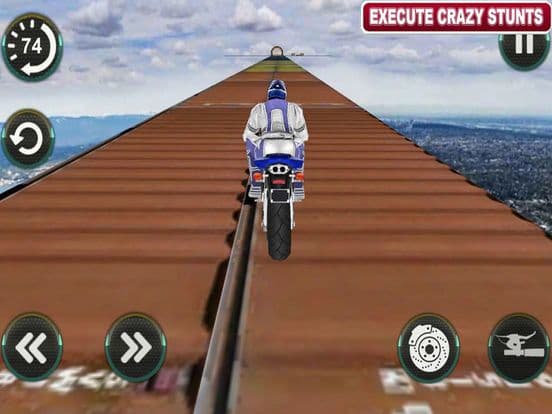 Moto Crazy -Impossible Trial screenshot 2