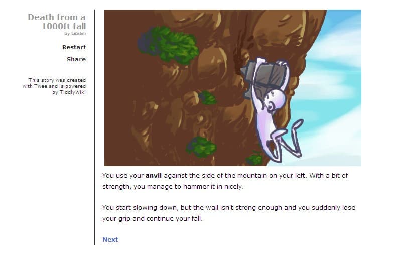 Death from a 1000ft fall screenshot 4