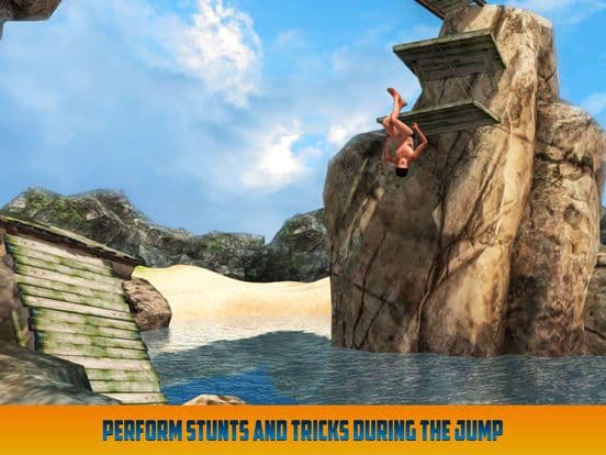 Cliff Flip Diving: Swimming Simulator screenshot 2