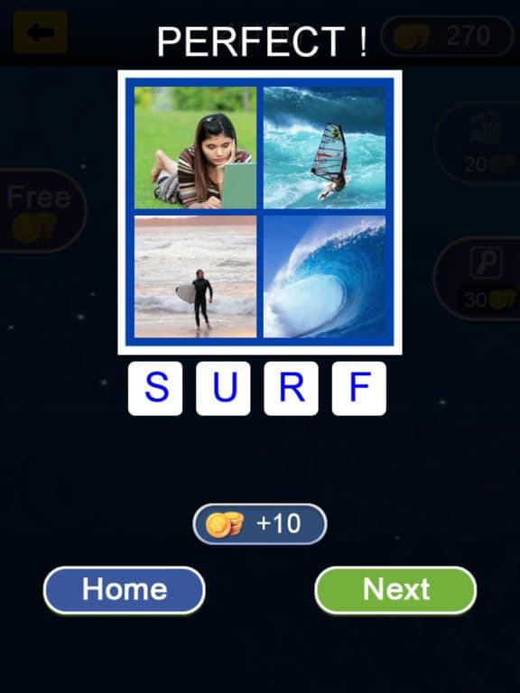Four Picture One Word Puzzle