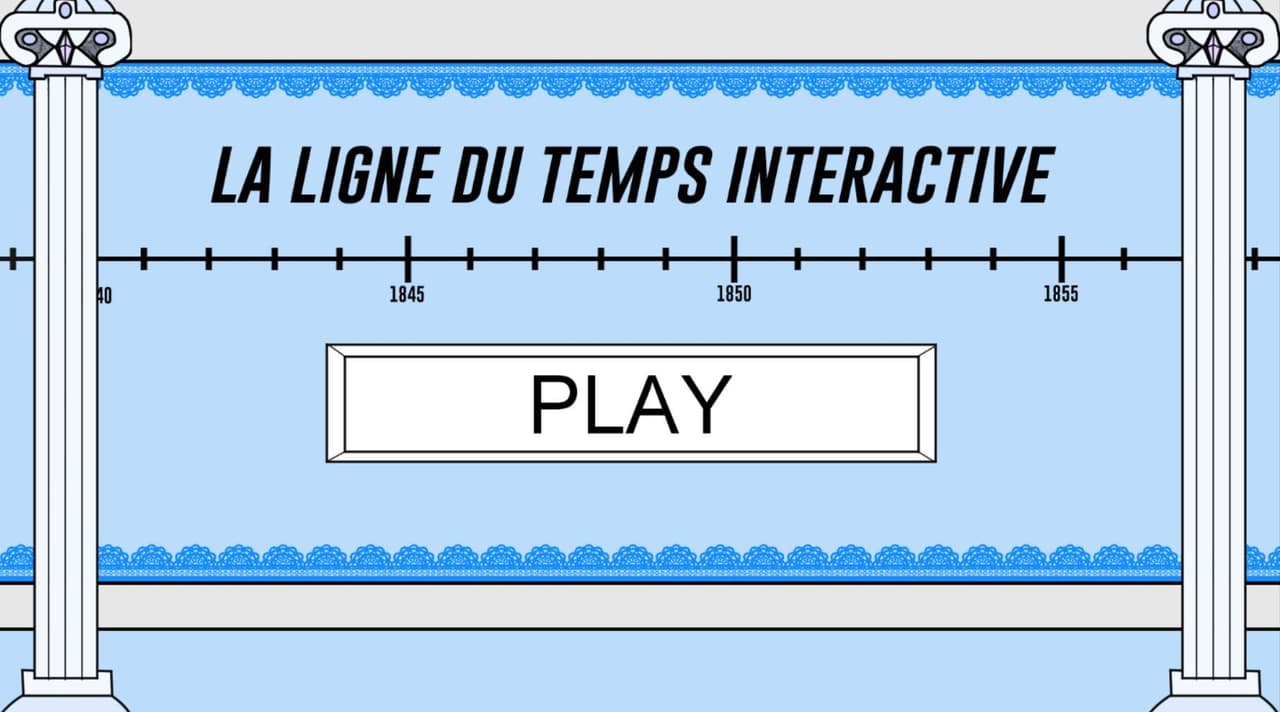 La ligne du temps interactive