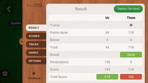 French Belote - Free screenshot 6