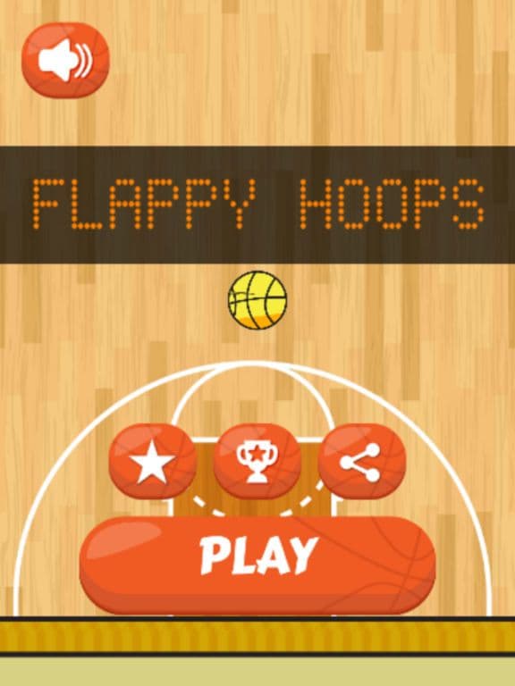 Flappy Hoops Basketball Dunk screenshot 2
