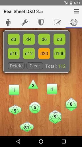 Real Sheet: D&D 3.5 + Dices screenshot 4