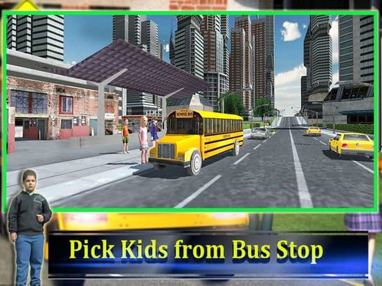 School Bus Driver 3D 2016 screenshot 3