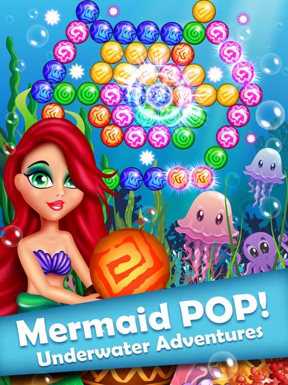 Mermaid Games - Mermaid Pop screenshot 2