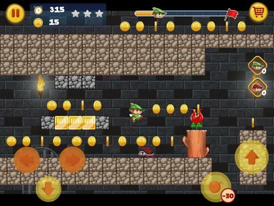 Robin Jungle World -Jump N Run screenshot 6