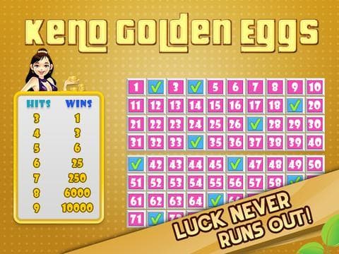 Classic Keno Golden Eggs - Bonus Multi-Card Play Free Edition screenshot 3