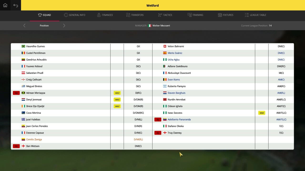 Global Soccer: A Management Game 2017 screenshot 2